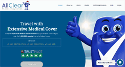 Desktop Screenshot of allcleartravel.co.uk